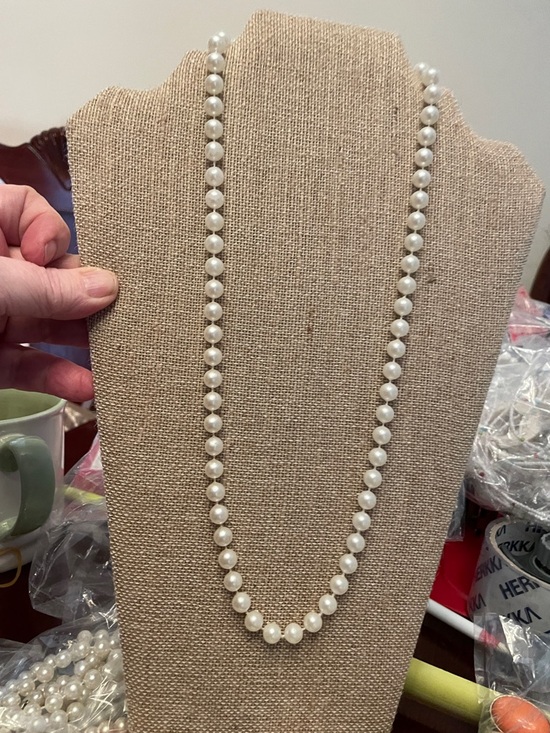 Jewelry - Classic White Pearl Strand Necklace - Women Jewelry